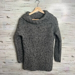 Guess gray sweater  size small cowl neck knit